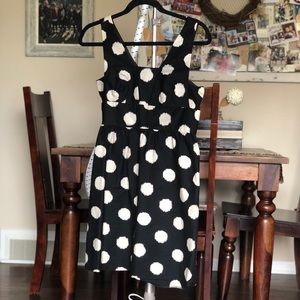 LOFT - Polka Dot Mini Dress - Size 2